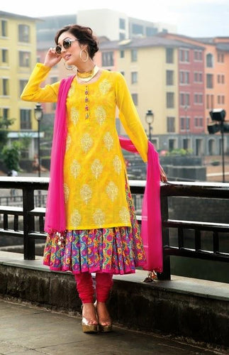 Yellow Kurti